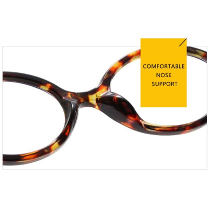 Unisex Oval Vintage Fashion Presbyopic Reading Glasses Anti Blue Light Blocking Readers Eyeglasses for  Women
