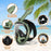 XIAOTREE Full Face Snorkel Mask with Detachable Camera Mount,Snorkeling Swimming Diving Mask Wide View Anti-Fog Anti