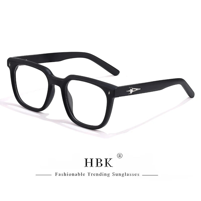 HBK New Fashion Square Glasses Frames Brand Design Unisex Frames Women Anti Bluelight Computer Glassesoptical Eyeglasses Frame
