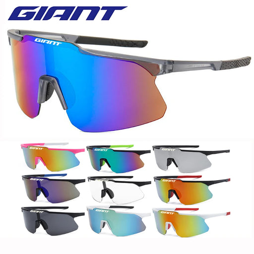 2025 Nouvelles lunettes de cyclisme géantes Protection UV400, Anti-buée, Lunettes de soleil de sport pour hommes femmes avec étui