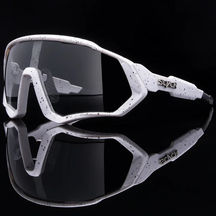 SCVCN Photochromic Bicycle Sunglasses Men Women Sport Runing Goggles UV400 Mountain Road Bike Bicycle Glasses MTB Eyewear