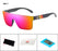 DUBERY Polarized Sunglasses One Piece Lens Men Oversized Sunglasses UV400 Women Rimless Fashion Safety Sun Glasses Italy Design