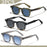 1/2/3 Pcs Wholesale New Square Retro Sunglasses Men Fashion Punk Sun Glasses Women Travel Eyewear Lunette De Soleil Femme UV400