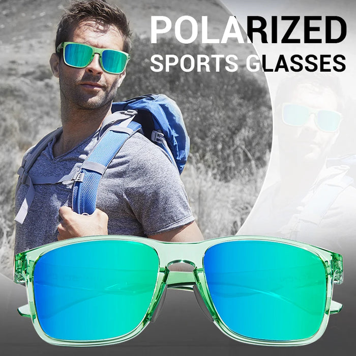 SCVCN Fishing Polarized Sunglasses Outdoor Sports Drving Hiking Glasses UV400 MTB Cycling Goggles Fishing Equipment Men