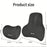 Memory Foam Car Neck Cushion Car Lumbar Support For Car Supplies Universal Neck Pillow Waist Cushion Car Seat Car Accessories