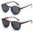 ZENOTTIC Retro Small Round/Square Polarized Sunglasses Vintage Lightweight Frame for Men Women  Fashion Shade