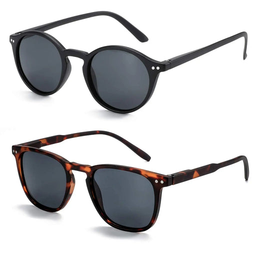 ZENOTTIC Lunettes de Soleil Polarisées Rétro Petites Rondes/Carrées Monture Légère Vintage pour Hommes et Femmes Teinte Tendance
