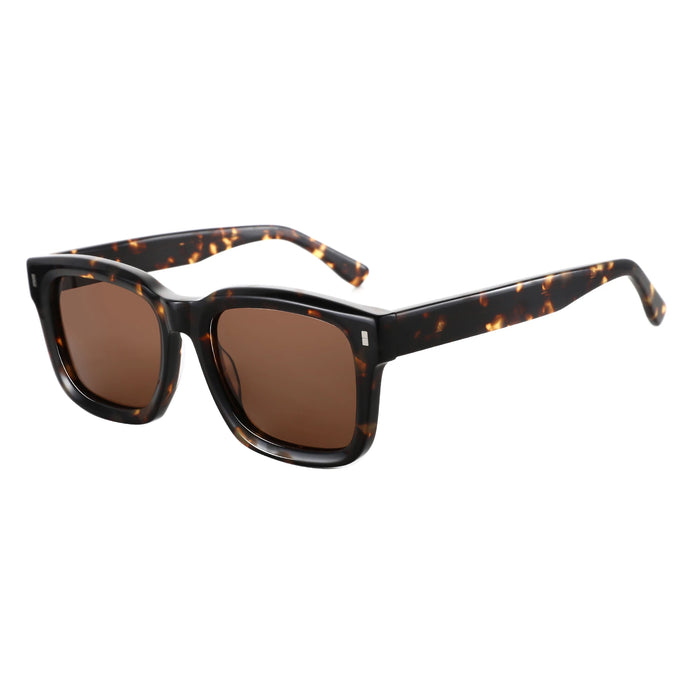 Z 2026 Trend Square Polarized Sunglasses Handmade Acetate Sun Glasses Fashion Patchwork Shades ZS6240