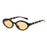 Retro Small Oval Sunglasses Women Men Rivets Shades Fashion Eyewear Luxury Sun Glasses UV400 Brand Oculus Female Gafas