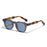HBK New Square Vintage Sunglasses Men Square Fashion Punk Sun Glasses for Women Outdoor Travel Driving Beach Eyewear UV400