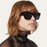 Nouvelles Lunettes de Soleil Carrées Irrégulières Homme Rétro Tendance Rivets Luxe UV400 Femme Lunettes de Soleil Bleues Marque Oculus