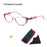 Cat's Eye Women's Anti-Blue Light Reading Glasses,, Floral Pattern Fashion Lightweight Frame, Diopter +0 ~ +4.5