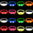 20-100 Pulseras LED activadas por música y sonido, pulseras luminosas intermitentes, brazaletes que brillan en la oscuridad para fiestas y bodas