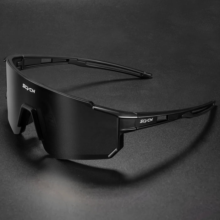 SCVCN UV400 Cycling Glasses for Men MTB Sunglasses Mountain Bike Bicycle Eyewear Women Sports Goggles Road Speed Skating