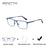 Gafas de Presbicia Progresivas Cuadradas de Aleación ZENOTTIC para Hombre, con Protección contra Luz Azul/Fotocromáticas Ópticas