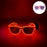Nouvelles lunettes lumineuses LED sans fil pour festival, rave, soirée, lunettes de soleil mosaïque lumineuses néon, lunettes de club disco