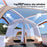 Outdoor Camping Family Tent 3-12 Person Double Layers Oversize 2 Rooms Thickened Rainproof Outdoor Family Camp Tour Equipment