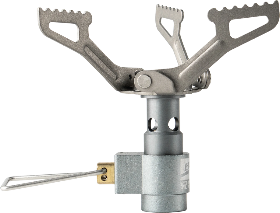 BRS-3000T Titanium Mini Camping Gas Burners 25g One-Piece Pocket Stove Outdooor Hiking Folding Cooking Furnace Portable ﻿