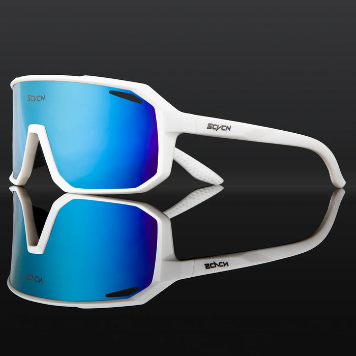 SCVCN Photochromic Cycling Sunglasses Road Driving Bike Glasses Outdoor Sports Mountain Hiking Men Women Bicycle UV400 Goggles
