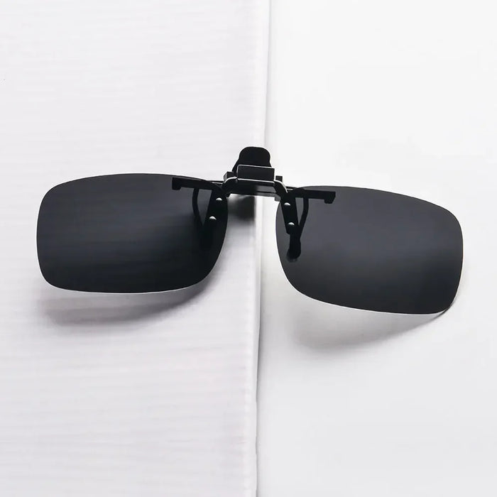 SHINU Clip On Polarized Glasses Anti Blue Light polarized sunglasses worn over glasses Yellow Lenses glasses for night driving