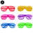 6 12 24 30 Pièces de fournitures de fête néon Chapeaux formels néon phosphorescents à la lumière UV Chapeau fluorescent Décorations de fête à lumière UV pour adultes