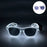 Nouvelles lunettes lumineuses LED sans fil pour festival, rave, soirée, lunettes de soleil mosaïque lumineuses néon, lunettes de club disco