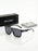 VIOLA MAG Flat Integrated Glasses, High-Quality Square Unisex, Trendy for Daily Travel and Leisure Decoration, with Glasses Bag