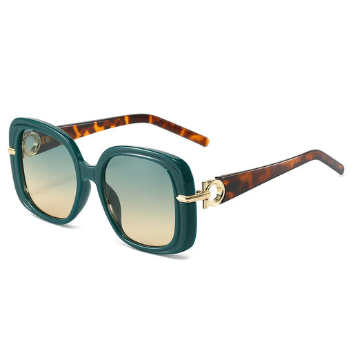 Nouvelles lunettes de soleil carrées à la mode pour femmes, verres vintage de marque de créateur Gafas, lunettes de soleil de luxe UV400, monture surdimensionnée Oculos
