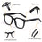 HBK New Fashion Square Glasses Frames Brand Design Unisex Frames Women Anti Bluelight Computer Glassesoptical Eyeglasses Frame