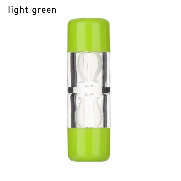 1PC Unisex Bottle Tube Hard Contact Lens Case Candy Color Travel Glasses Lenses Box Eyes Care Kit Holder Container Lens Washer