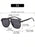 3 Pairs of Double Beam Square Fashionable Sunglasses, Versatile Fashion Accessories for Daily Wear and Styling