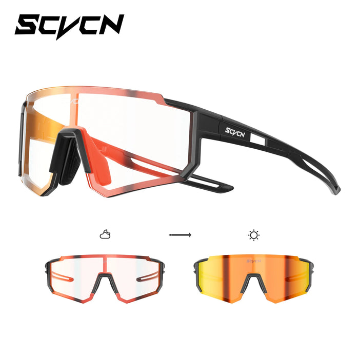 SCVCN Children's Polarized Photochromic Cycling Sunglasses Outdoor Running Glasses Boy Girl 6-14 Years Glasses Kids UV400