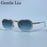 Lunettes de soleil punk octogonales rétro pour hommes 2026, monture métallique carrée de luxe, vintage, verres solaires dégradés UV400, style Steampunk