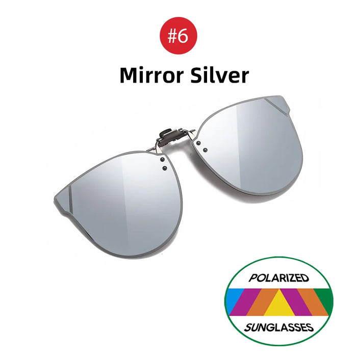 Gafas de sol de mujer VIVIBEE estilo ojo de gato degradadas con clip, gafas de sol polarizadas de gran tamaño para conducir de mujer, gafas moradas