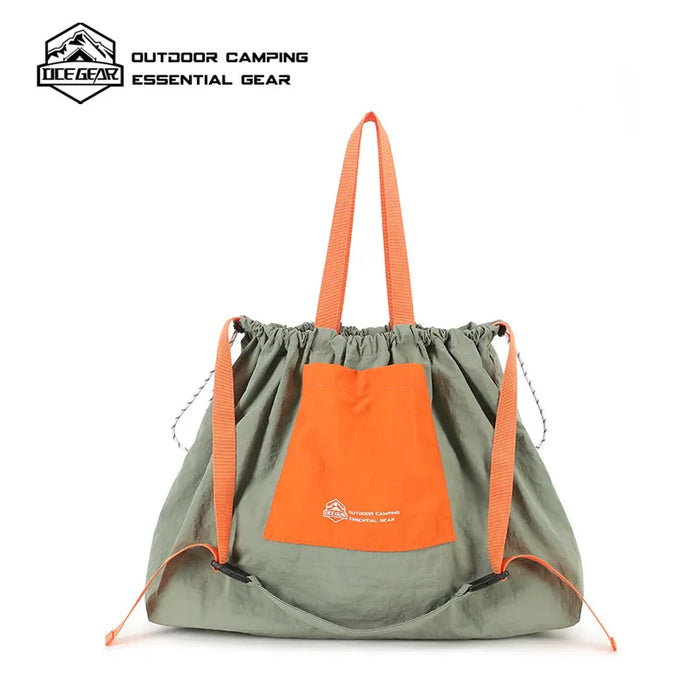 32L Large Capacity Foldable Tote Bag Ultralight 70D Nylon Shoulder Bag Waterproof Outdoor Camping Hiking Grocery Shopper Bag