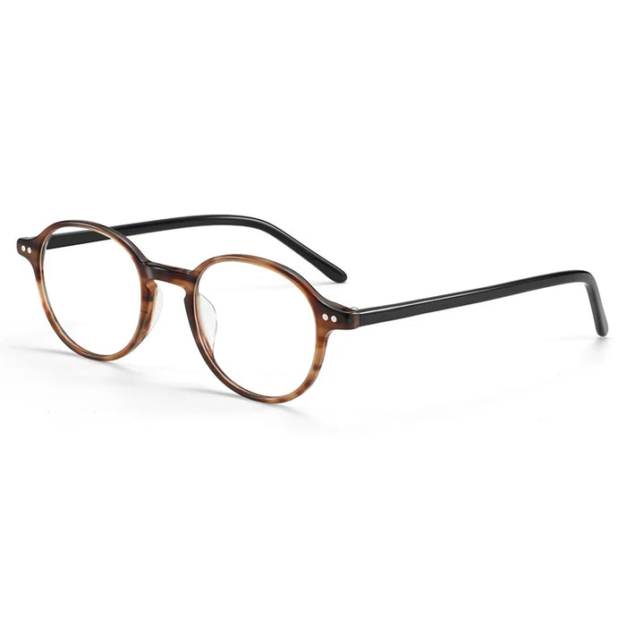 ZENOTTIC Retro Small Round Prescription Eyeglasses Women Men Anti Blue Light Progressive Glasses Photochromic Optical Eyewear