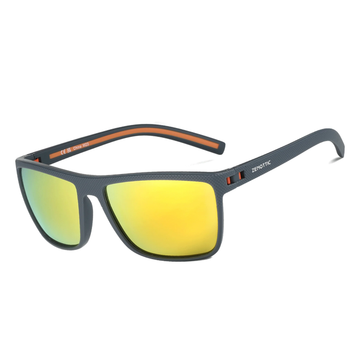 ZENOTTIC Lunettes de soleil polarisées tendance pour femmes et hommes, monture légère en TR90, protection UV400, lunettes de soleil carrées