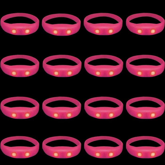 20-100 Pulseras LED activadas por música y sonido, pulseras luminosas intermitentes, brazaletes que brillan en la oscuridad para fiestas y bodas