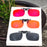 SHINU Polarized clip-on glasses Anti Blue Light Polarized Sunglasses Worn Over Glasses Yellow Lenses Glasses For Night Driving