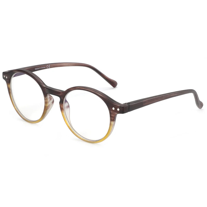ZENOTTIC-Steampunk Style Clip On Sunglasses for Men Women Anti Blue Light Glasses+Polarized Clip Fashion/Retro Computer Eyewear