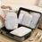 3 Piece Travel Compression Packing Cube Set Luggage Organizer Travel Essentials For Carry On Luggage Save Space