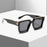 Bungee Large Square Sunglasses for Men Women Vintage Trendy Casual Street Style Shades