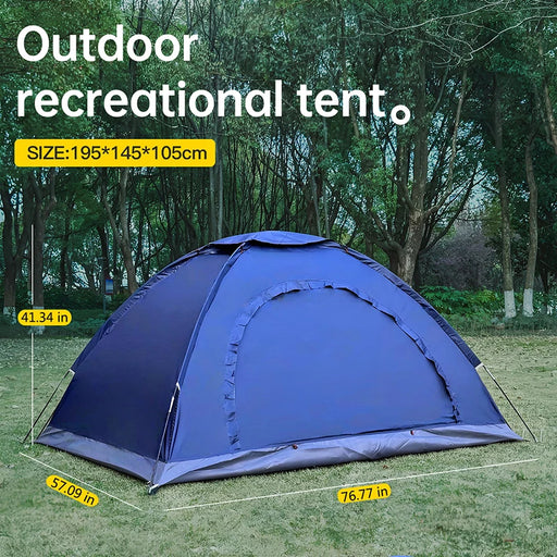 Tienda de campaña para exteriores, tienda de senderismo hecha a mano con protección contra la lluvia y el sol, cama doble para parejas y niños, portátil y resistente al viento