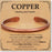 Pure Copper Bracelets for Women Men Waterproof Healing Cuff Bracelets Adjustable Chunky Healing Copper Bangle Jewelry Gifts