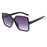 Oversize Square Sunglasses Women Retro Fashion Luxury Brand Personlity Gradient Black Sun Glasses Female Outdoor Shades