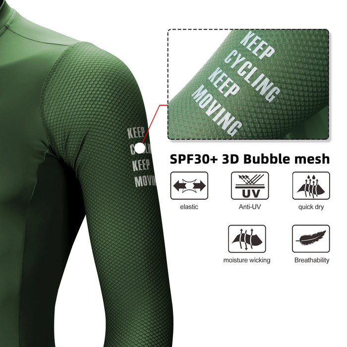 DAREVIE Cycling Jersey Small Size SPF 50+ Training Level Men Women Long Sleeves Cycling Jersey Breathable Man Cycling Maillott