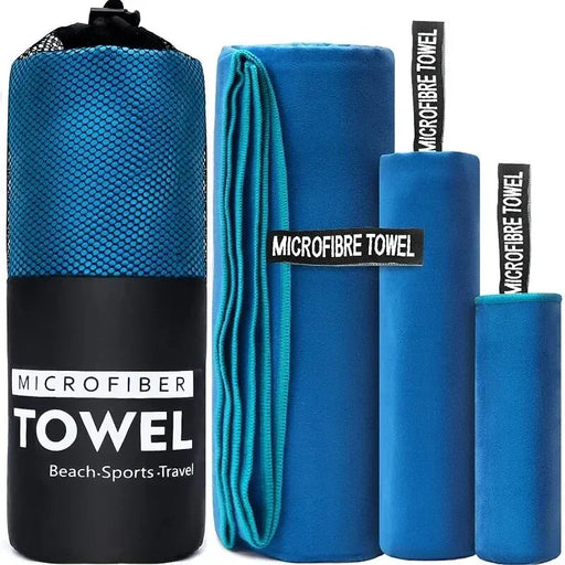 Toalla deportiva de secado rápido 40x80CM Azul Gris Verde Naranja Natación Gimnasio Fitness Camping Running Playa Paño Toallas
