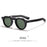 HBK Vintage Simple Round Men Sunglasses Small Frame High-Quality Acetate Frame Sun Glasses Women Party Travel Outdoor Glasses