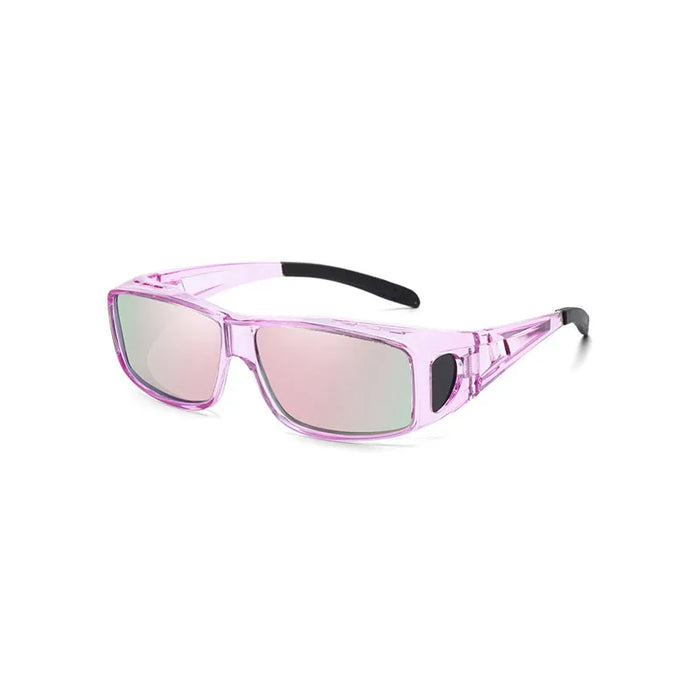 Gafas de sol para usar sobre lentes para mujer y hombre, diseño elegante, polarizadas, protección UV