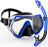 Diving Mask Snorkeling Set - Silicone Swimming Glasses - Snorkeling Tube - For Adult Snorkeling Only
